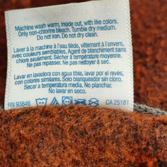 Gildan Heavy Blend Size M Rust Color Hoodie Gettysburg Embroidery Pouch Pockets - Picture 6 of 11